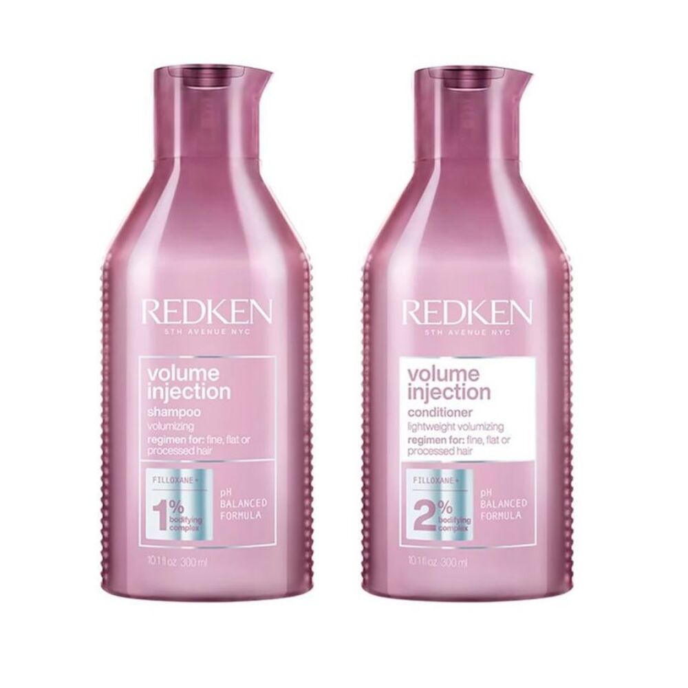 Redken Volume Injection Shampoo and Conditioner DUO 10.1 oz For Fine Hair